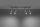 Spot de plafond blanc métal 60 cm de long 4-flamme G9