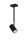 Plafonnier noir orientable métal GU10 H : 33 cm