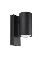 Applique Moderne petite noir m&eacute;tal GU10 Downlight