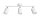 Spot de plafond GU10 3 flammes blanc métal orientable