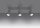 Spot de plafond GU10 3 flammes blanc métal orientable