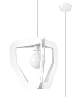 Suspension Blanc Moderne pour E27 M&eacute;tal...