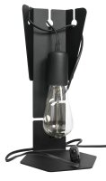 Lampe de table métal noir 31 cm petit...