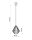 Lampe à suspendre Noir Blanc Géométrique Ø 28 cm Moderne E27