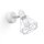 Applique murale blanche orientable filaire Abat-jour E27 Retro