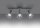 Spot de plafond 3 flammes E27 blanc 52 cm rétro orientable