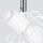 Plafonnier blanc métal 2 flammes L : 27 cm Rétro