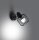 Applique murale noire orientable petite Retro E14