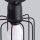 Projecteur de plafond noir orientable 2 flammes E14 Retro