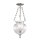 Plafonnier CANDELA 6 en nickel &Oslash;22cm Salon
