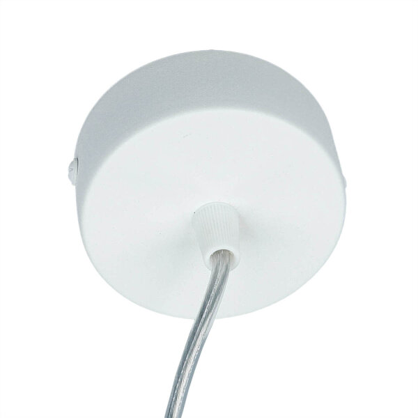 Suspension en céramique blanche à peindre Ø 7,5 cm étroit