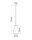 Lampe à suspendre Blanc Ø 16 cm Céramique à peindre E27 TUPA