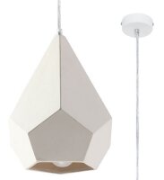 Lampe à suspendre Blanc Céramique à...