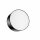 Plafonnier noir Ø 25 cm rond plat E27 ATISS