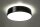 Plafonnier rond plat Ø 55 cm faible éblouissement 4x E27 noir