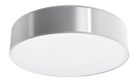 Plafonnier rond &Oslash; 55 cm Gris 4x E27...
