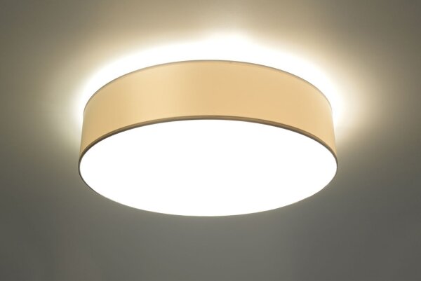 Plafonnier blanc rond Ø 55 cm 4x E27 faible éblouissement Moderne