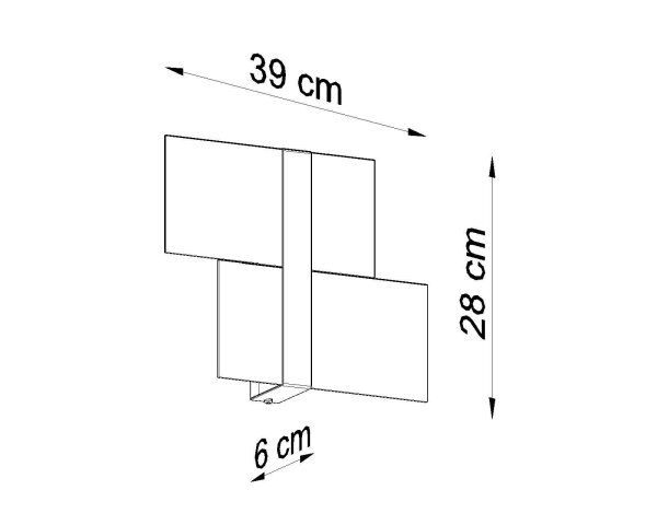 Applique murale verre métal blanc 2x G9 faible éblouissement décoratif