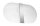 Applique verre métal anti-éblouissement 35 cm de large blanc chrome