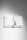 Applique verre métal 35 cm large blanc chrome 2x G9