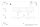 Plafonnier blanc long 120 cm verre métal 6x G9
