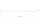 Plafonnier verre métal 88 cm de long blanc noir 4x G9