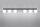 Grand plafonnier 120 cm de long verre boules 6-flamme G9