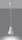Lampe à suspendre métal Ø 14 cm Blanc ES111 Design rétro