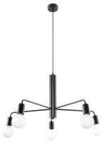 Lampe à suspendre noire Ø 60 cm...