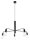 Lampe à suspendre noire Ø 60 cm Rétro 5 flammes E27