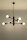 Lampe à suspendre métal noir 6 flammes E27 table à manger