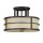 Plafonnier SHOJI Crème Ø34cm Lampe de salon