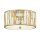 Plafonnier PRISM argent 3-flmg Lampe Art Nouveau