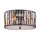 Plafonnier PRISM argent &Oslash;42cm Lampe Art Nouveau
