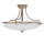 Plafonnier ASPERO laiton crème 4xE27 Lampe