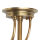 Plafonnier ASPERO laiton crème 4xE27 Lampe