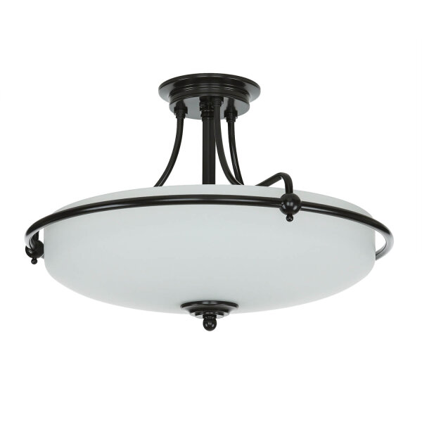 Plafonnier design ASPERO Bronze 4-flmg Lampe