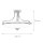 Plafonnier design ASPERO Bronze 4-flmg Lampe