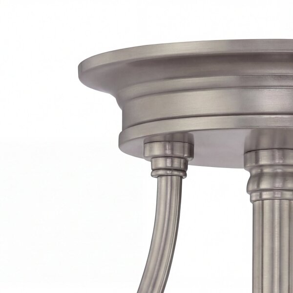 Plafonnier ASPERO en chrome crème 3-flmg Lampe