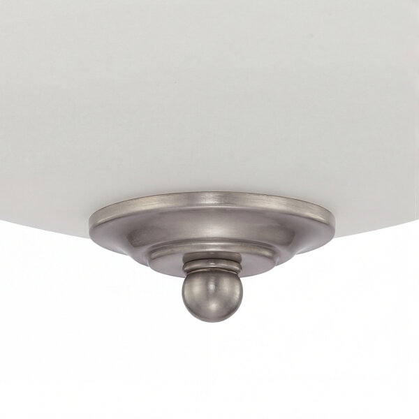 Plafonnier ASPERO Nickel Ø43cm Lampe Art Nouveau