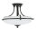 Plafonnier ASPERO Bronze Ø43cm Lampe de couloir