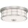 Plafonnier TUTOR Salle de bain Lampe nickel &Oslash;35cm Moderne