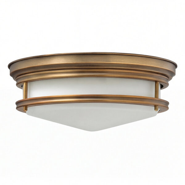 Plafonnier COBAN Bronze Ø36cm Lampe Art Nouveau