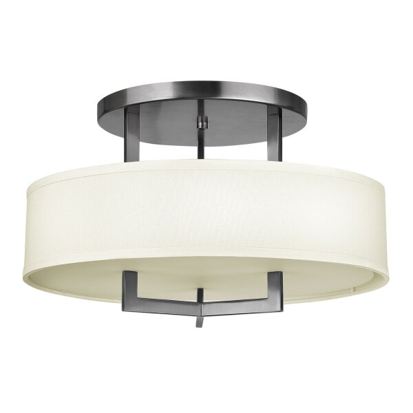 Plafonnier design POLILLA en nickel Lampe couloir