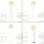 Tissu Abat-jour Lampadaire Blanc Rose Fleurs E27