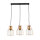Lampe à suspendre vintage ARIA cuivre 3-flmg max. P:1m