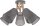 Plafonnier VAIO Gris 5-flmg