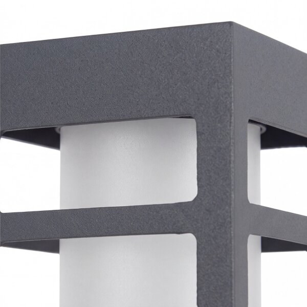 Applique extérieure anthracite IP54 carrée E27
