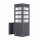 Applique extérieure anthracite IP54 carrée E27