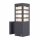 Applique extérieure anthracite IP54 carrée E27